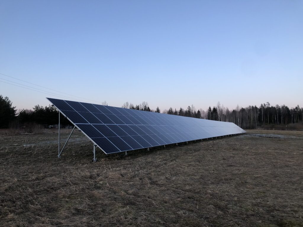 60kW päikesepaneele Pärnumaal